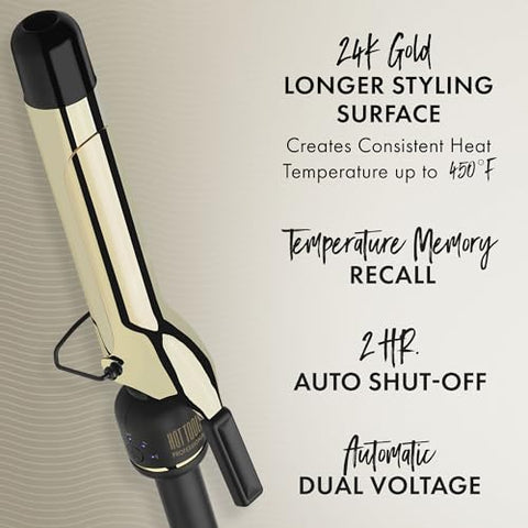 HOT TOOLS 24K EX BAR CURL IRON 1.25"