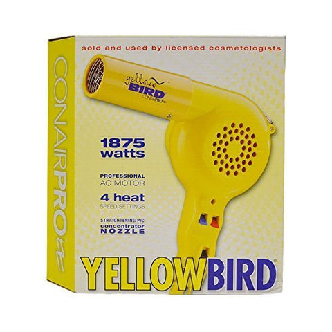 CONAIR YELLOW BIRD DRYER 1875W