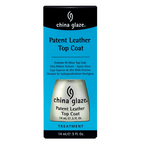 CHINA GLAZE PAT LEATHR TOPCOAT 0.5 OZ
