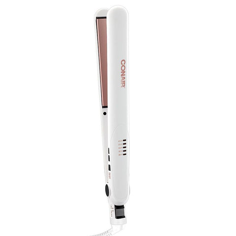 CON DBL CER 1" FLATIRON WHT/RG