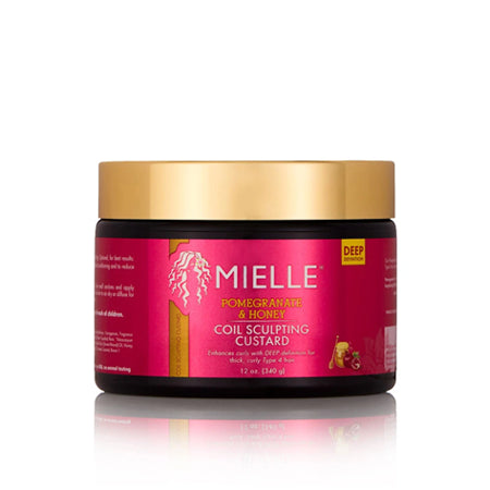 MIELLE POM/HONEY COIL CUSTARD 12 OZ