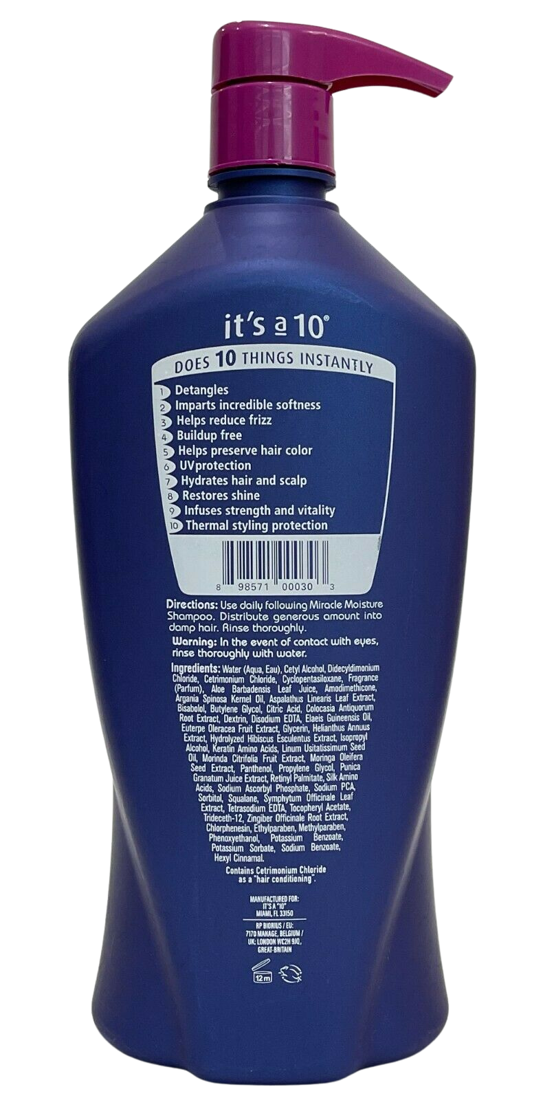 It's A 10 Miracle Daily Conditioner 33.8 Oz