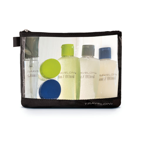 TRAV QRT ZIP-TOP BAG W BTTLES