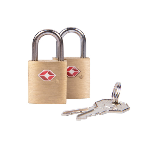 TRAV TSA APPROV LUG PADLOCK 2PK
