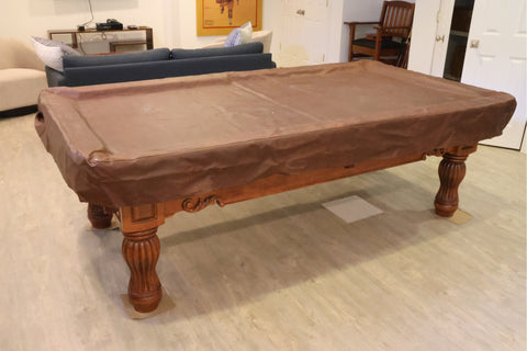 Brunswick Dominion II Billiards Table With Chair, Cue Rack And Cues