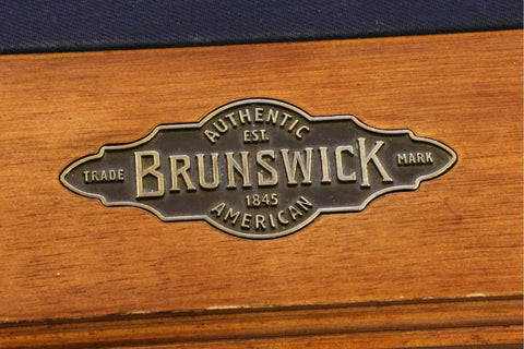 Brunswick Dominion II Billiards Table With Chair, Cue Rack And Cues