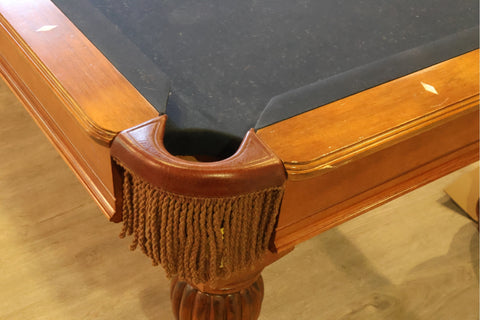 Brunswick Dominion II Billiards Table With Chair, Cue Rack And Cues