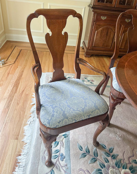 Baker Historic Dining Table and Chairs + Ethan Allen Sideboard