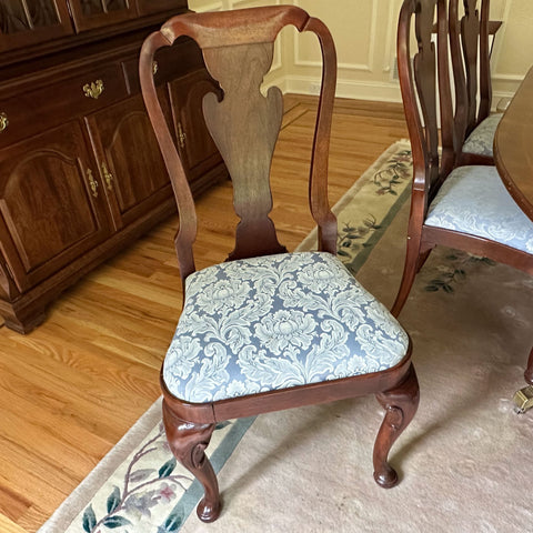 Baker Historic Dining Table and Chairs + Ethan Allen Sideboard