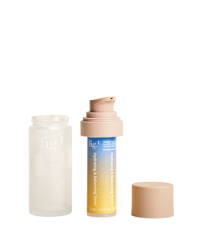 Fig.1 Hydrating & Balancing Toner 30ml, Gel-Like Serum, Hydrates & Preps Skin