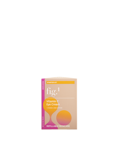 Fig.1 Vitamin C Eye Cream, Brightens & Reduces Eye-Area Bags and Puffiness, Anti-Aging, with Vitamin C & Caffeine, 15ml