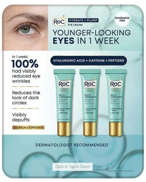 Hydrate and Plump Eye Cream 0.6 oz 3-pack
