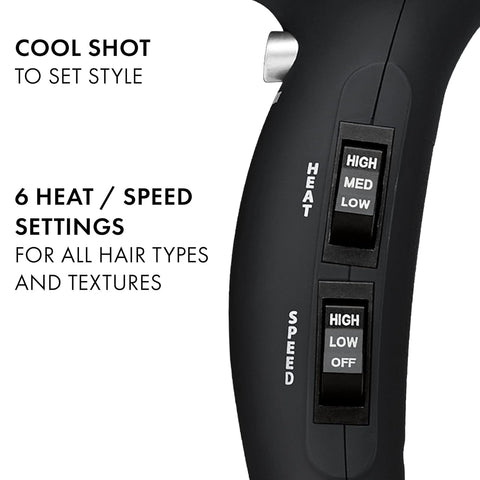 HOT TOOLS TURBO DRYER BLACK 1023