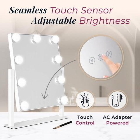 ZAD MED HOLLYWOOD VANITY MIRR