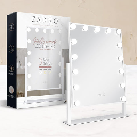 ZAD LARGE HOLLYWOOD VANITY MIRR