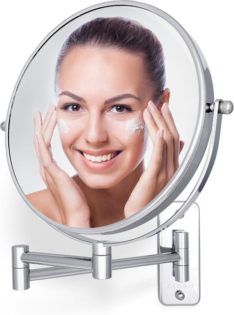 ZAD DUAL ARM WALL MIRR 1X8 CHR