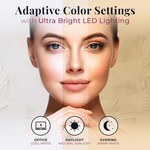 ZAD MED HOLLYWOOD VANITY MIRR