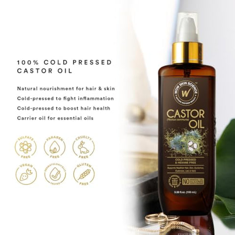 WOW CASTOR OIL 3.38 OZ