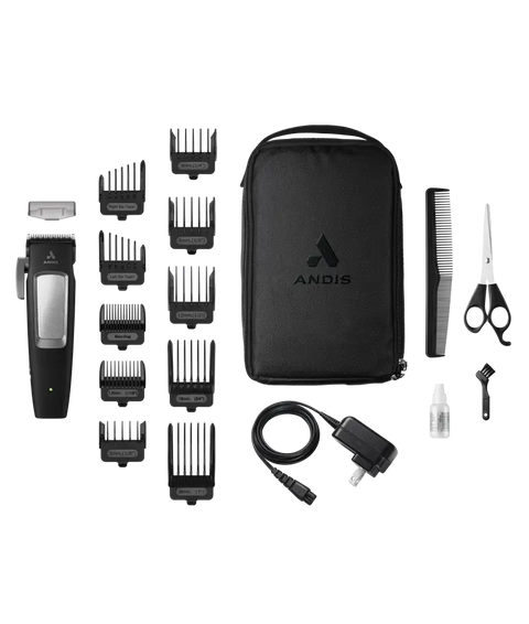 ANDIS INCRED CORDLESS LITHIUM CLIPPER KIT 18PC