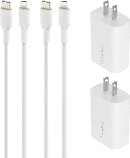 BELKIN LIGHTNING 20W USB-C CABLE 2PK