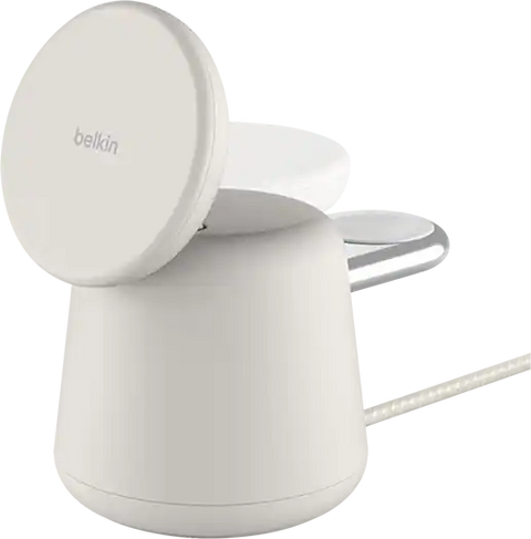 BELKIN 2-IN-1 CHARGER STAND IVORY