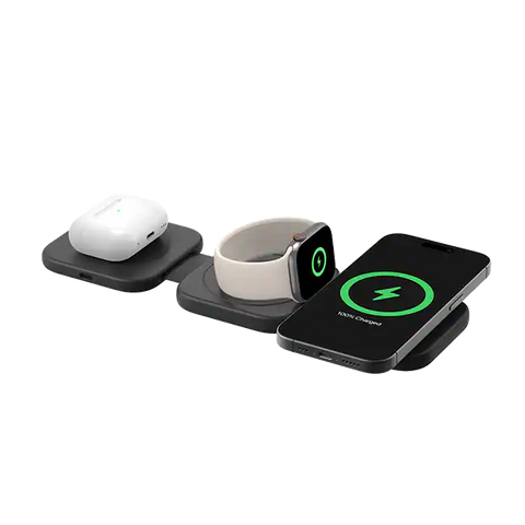 BELKIN 3-IN-1 BOOSTCHARGE PRO TRAVEL PAD BLACK