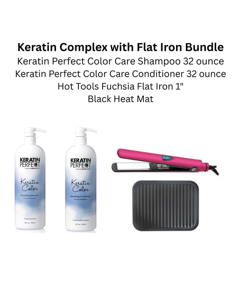 Keratin Complex with Flat Iron Bundle