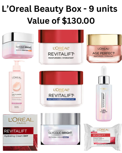 L'Oreal Beauty Box - 9 Products