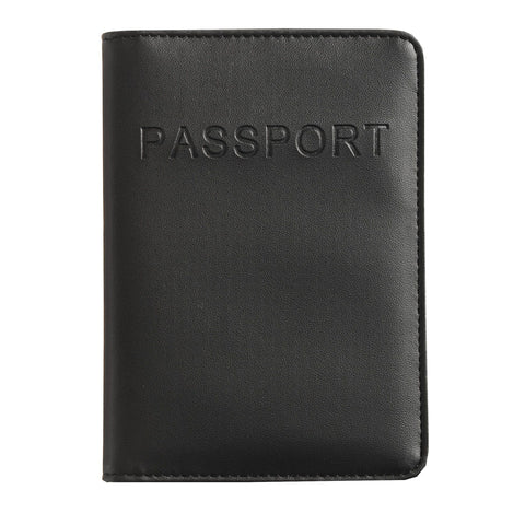 ST RFID PASSPORT WALLET BLACK