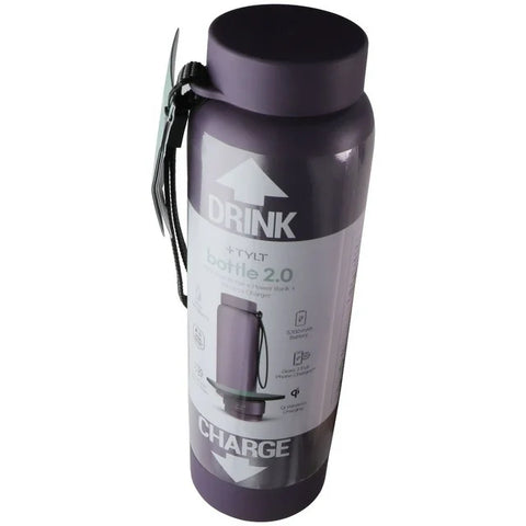 TYLT HYDRATION BOTTLE WIRELESS CHARGING PURPLE