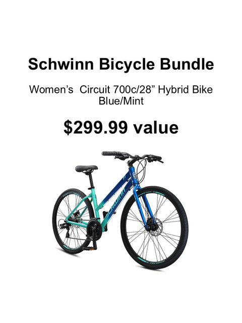 SCHWINN WOMEN'S BICYCLE BUNDLE
