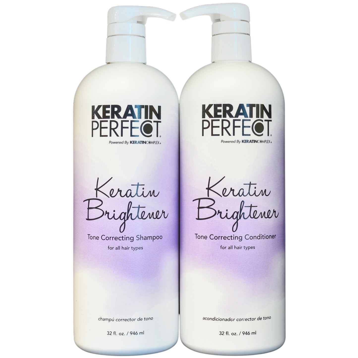 Keratin Perfect Keratin Brightener Shampoo & Conditioner 32 oz Duo