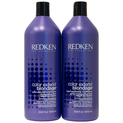 Redken Color Extend Blondage Shampoo & Conditioner 33.8 oz Duo