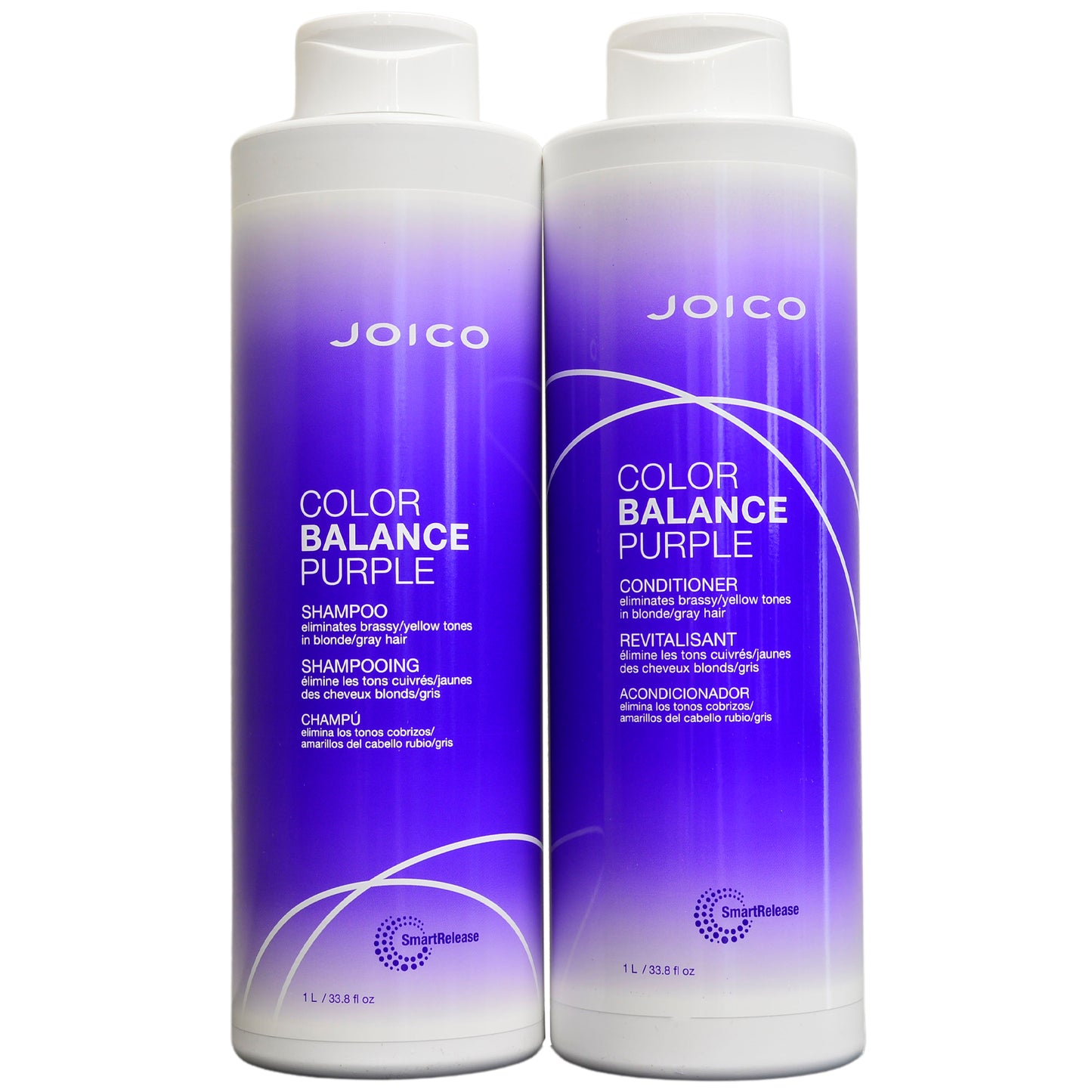 Joico Color Balance Purple Shampoo & Conditioner 33.8 oz Duo