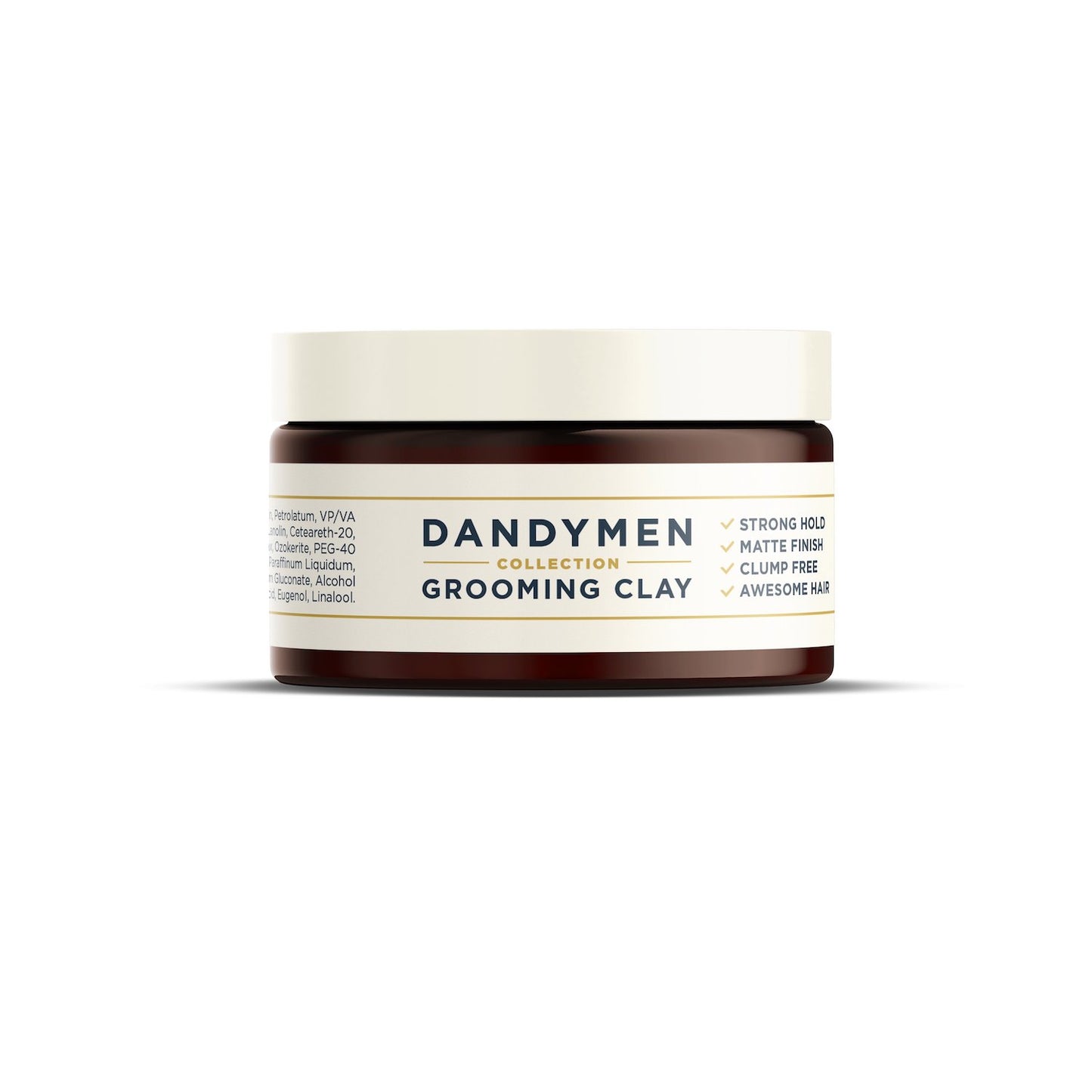 Dandymen Grooming Clay Strong Hold 3.4 oz