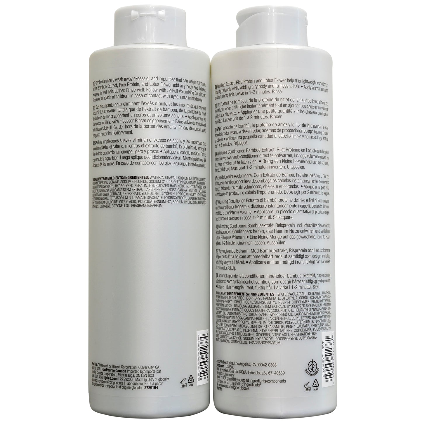 Joico JoiFULL Volumizing Shampoo & Conditioner 33.8 oz Duo