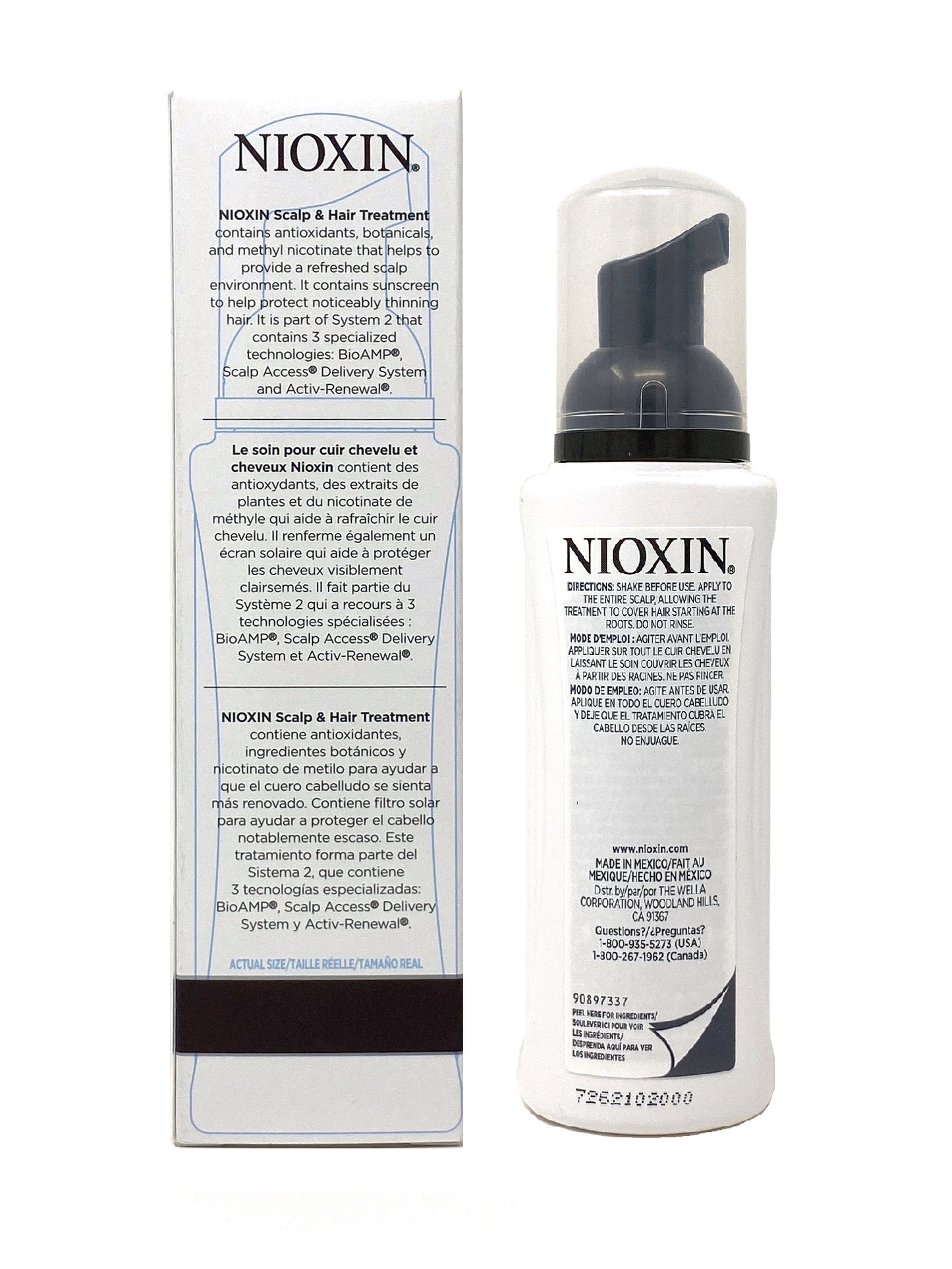 Nioxin System #2  Scalp Treatment  3.38 oz