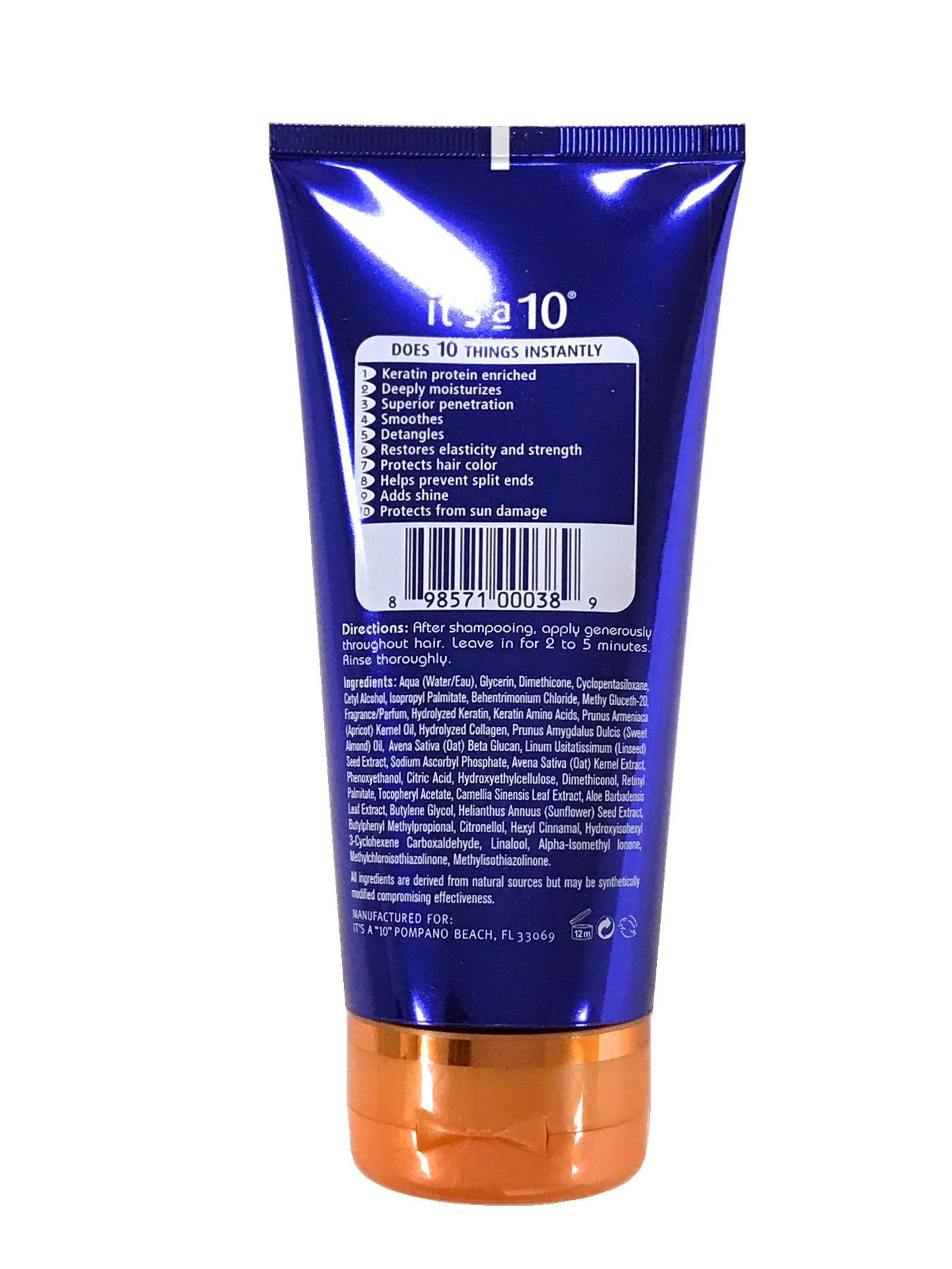 It's A 10 Miracle Deep Conditioner Plus Keratin 5 Oz