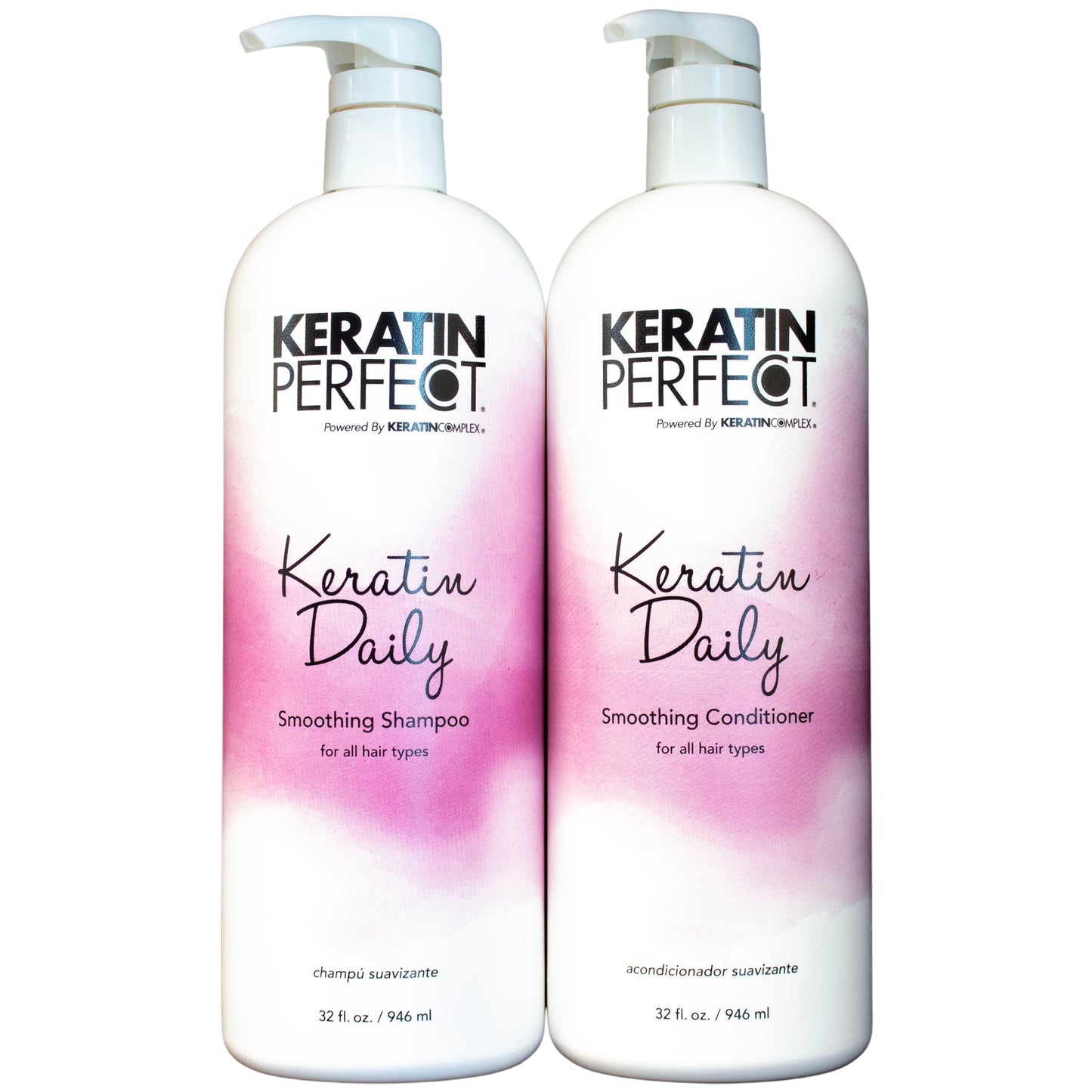 Keratin Perfect Keratin Daily Shampoo & Conditioner 32 oz Duo