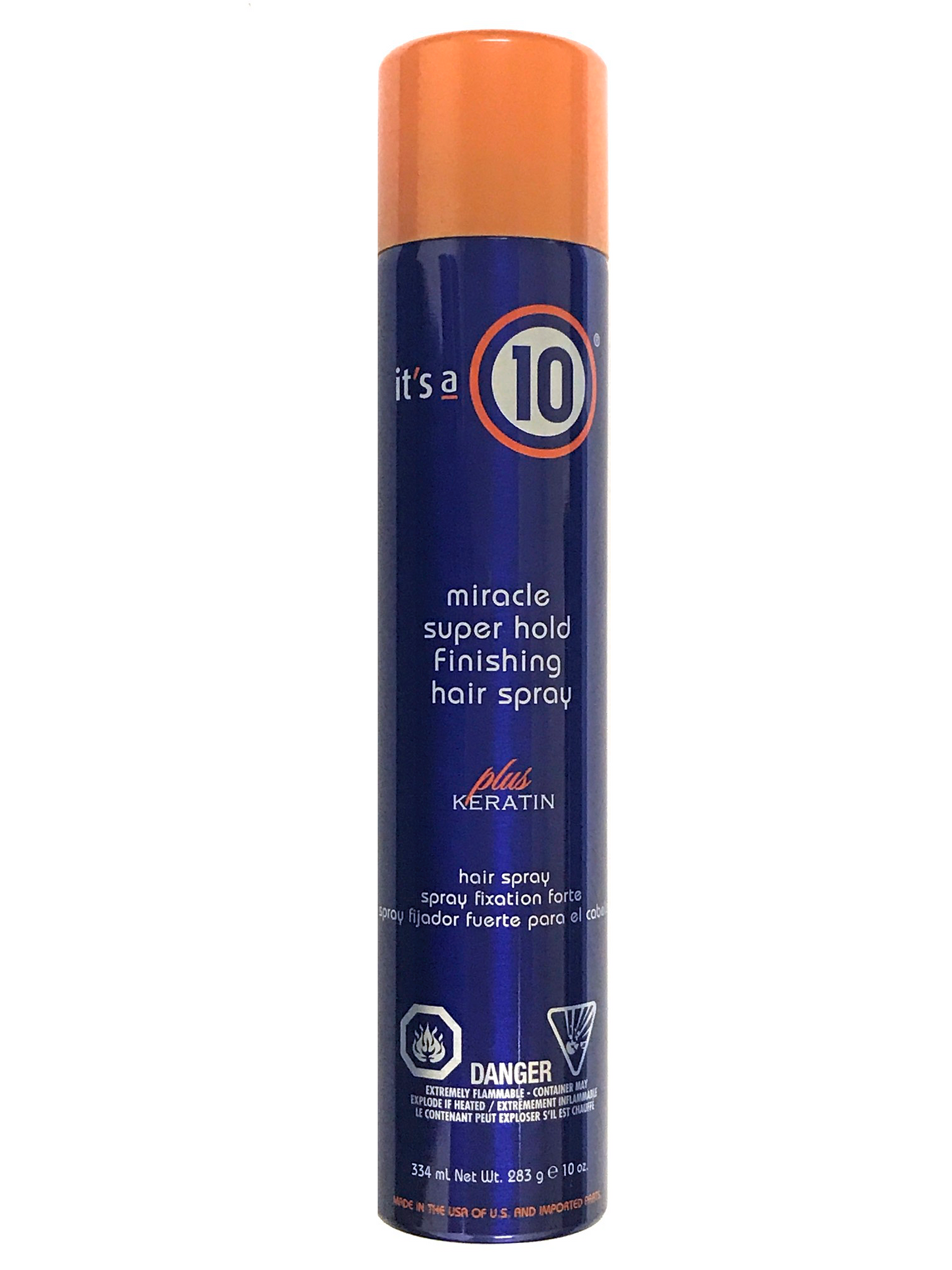 It's A 10 Miracle Super Hold Finishing Spray Plus Keratin 10 Oz